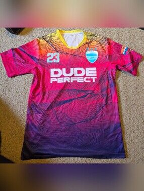 2023 Dude Perfect Pandamonium Tour Men's Soccer Jersey - Size Small